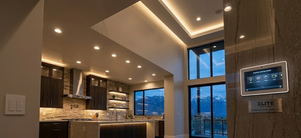 Custom smart outdoor lighting installation Utah