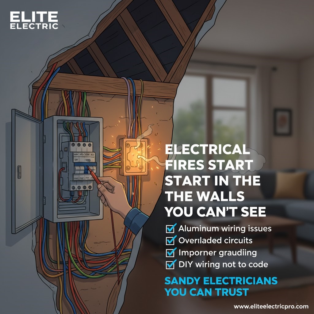Outdoor electrical safety inspection Elite Electric Utah