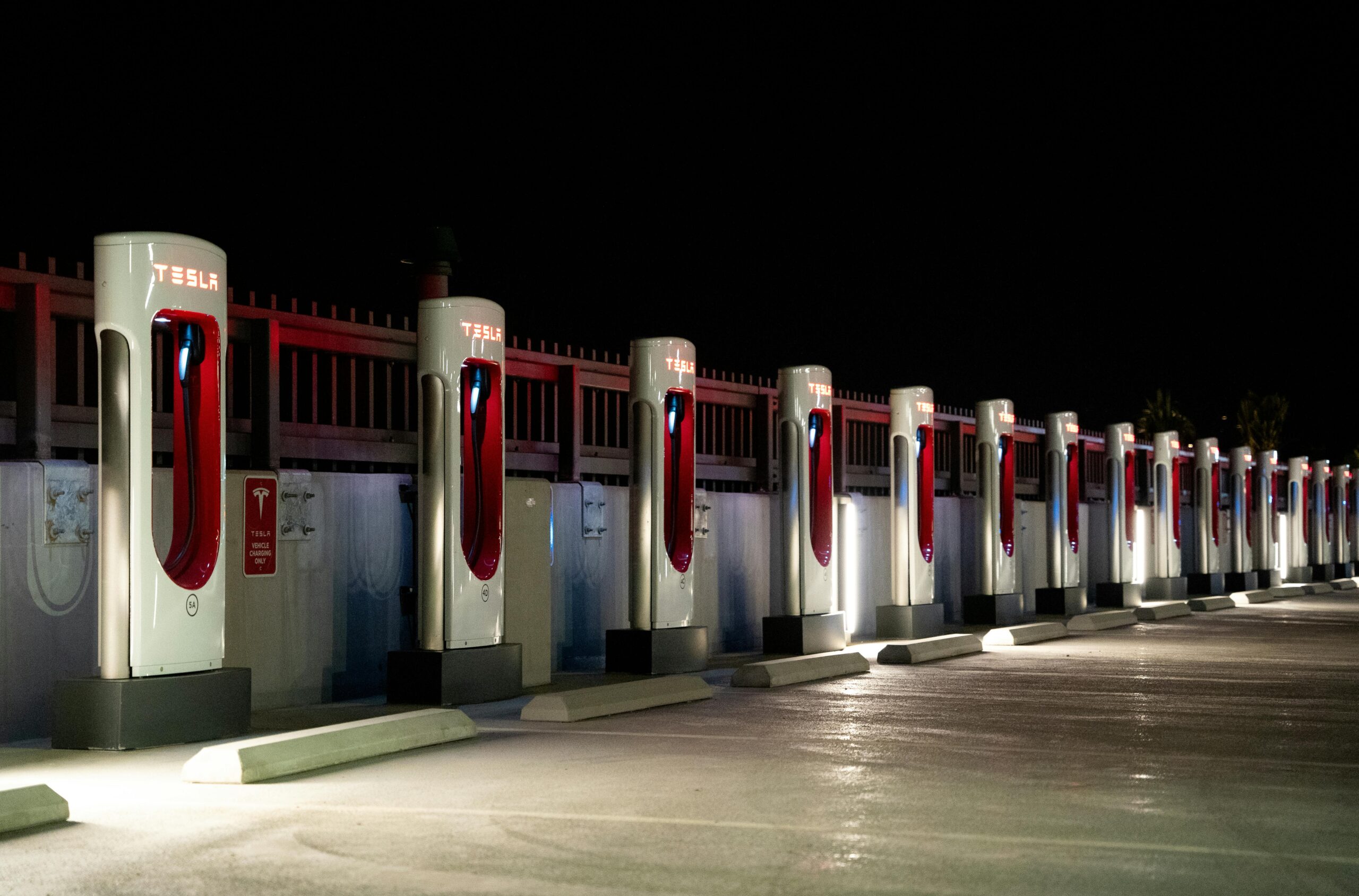 Tesla charging station installed by Elite Electric