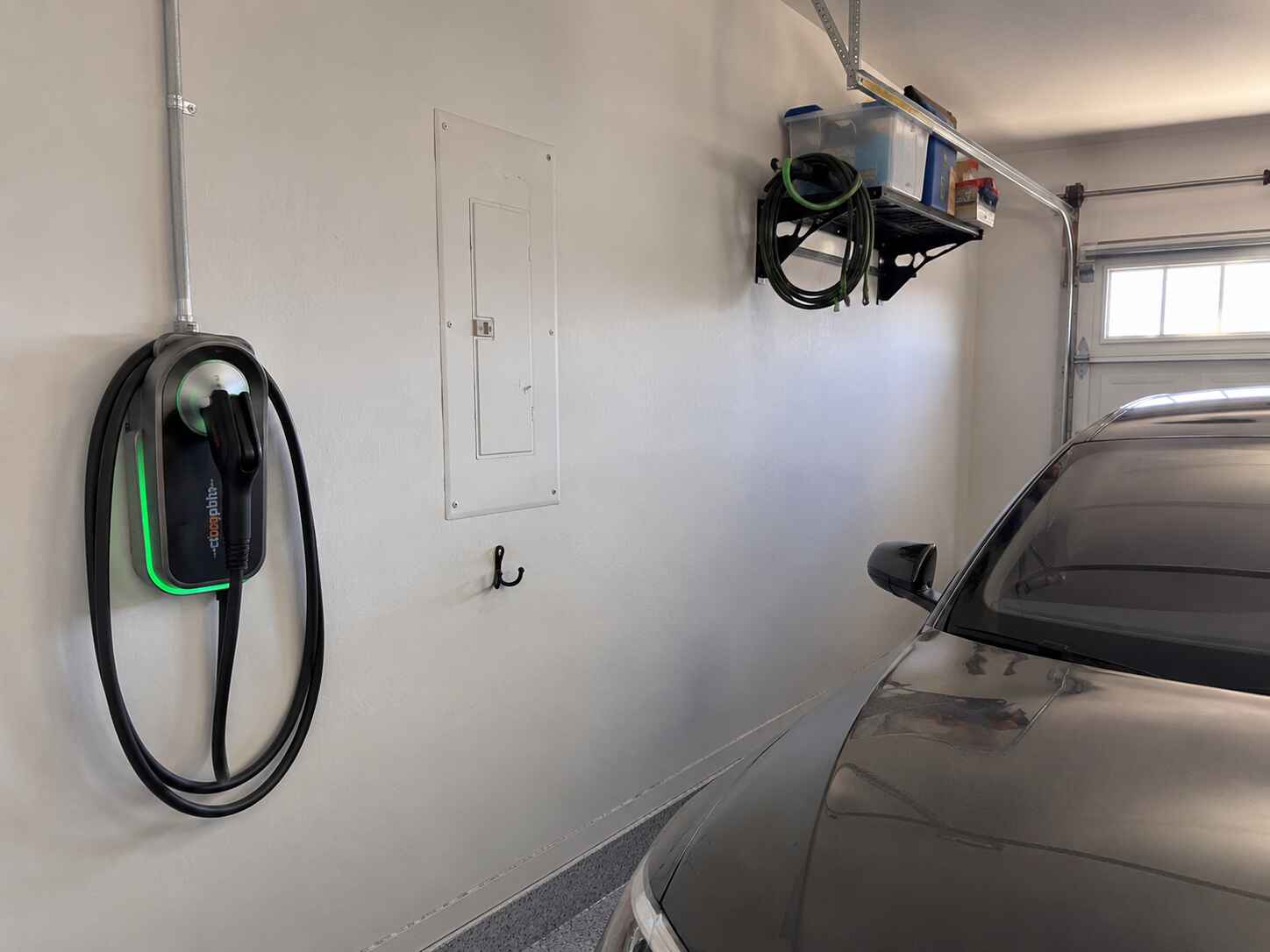 electrician Taylorsville UT — EV charging station garage Elite Electric