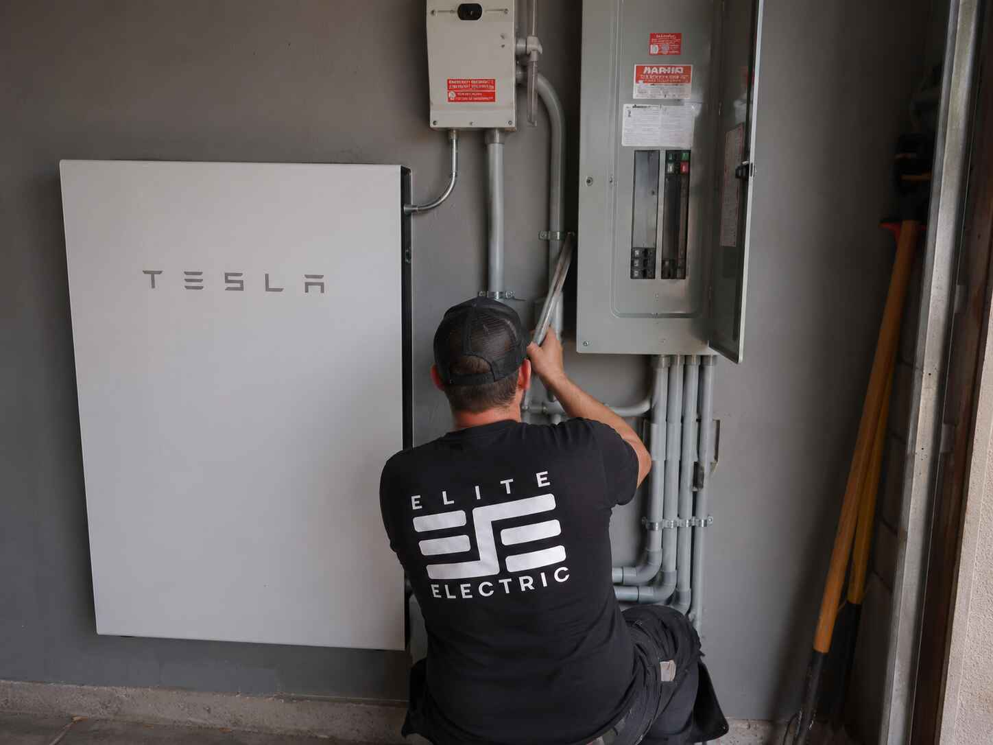 Tesla Powerwall Utah resident home — Elite Electric